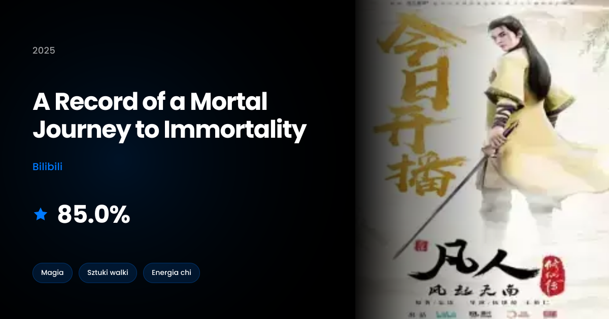 A Record of a Mortal Journey to Immortality × NaszeAnime.pl
