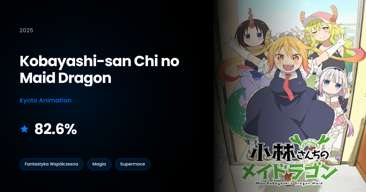 Kobayashisan Chi no Maid Dragon × NaszeAnime.pl