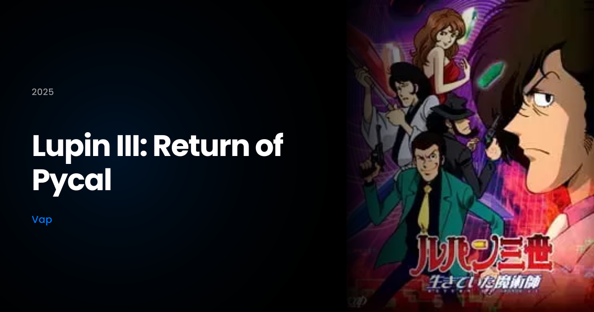 Lupin III Return of Pycal × NaszeAnime.pl