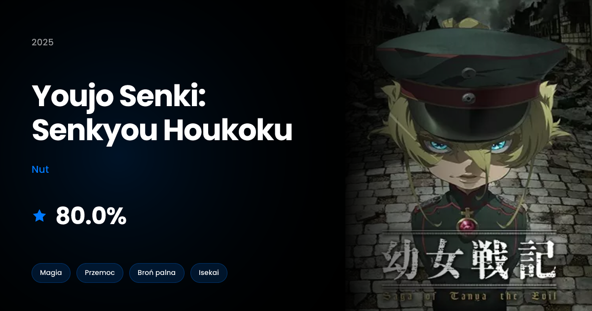 Youjo Senki: Senkyou Houkoku × NaszeAnime.pl